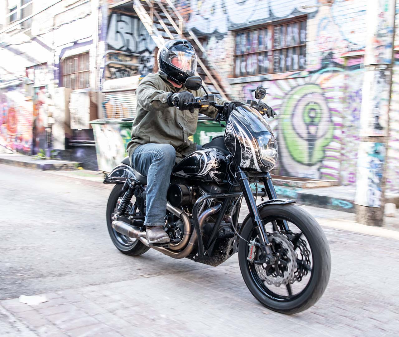 Custom motorbanden